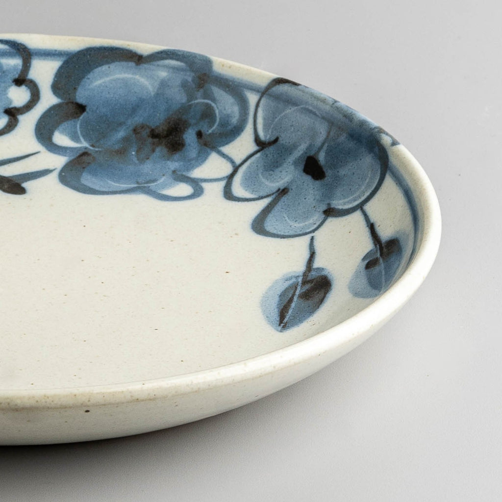 Indigo Bloom Plate