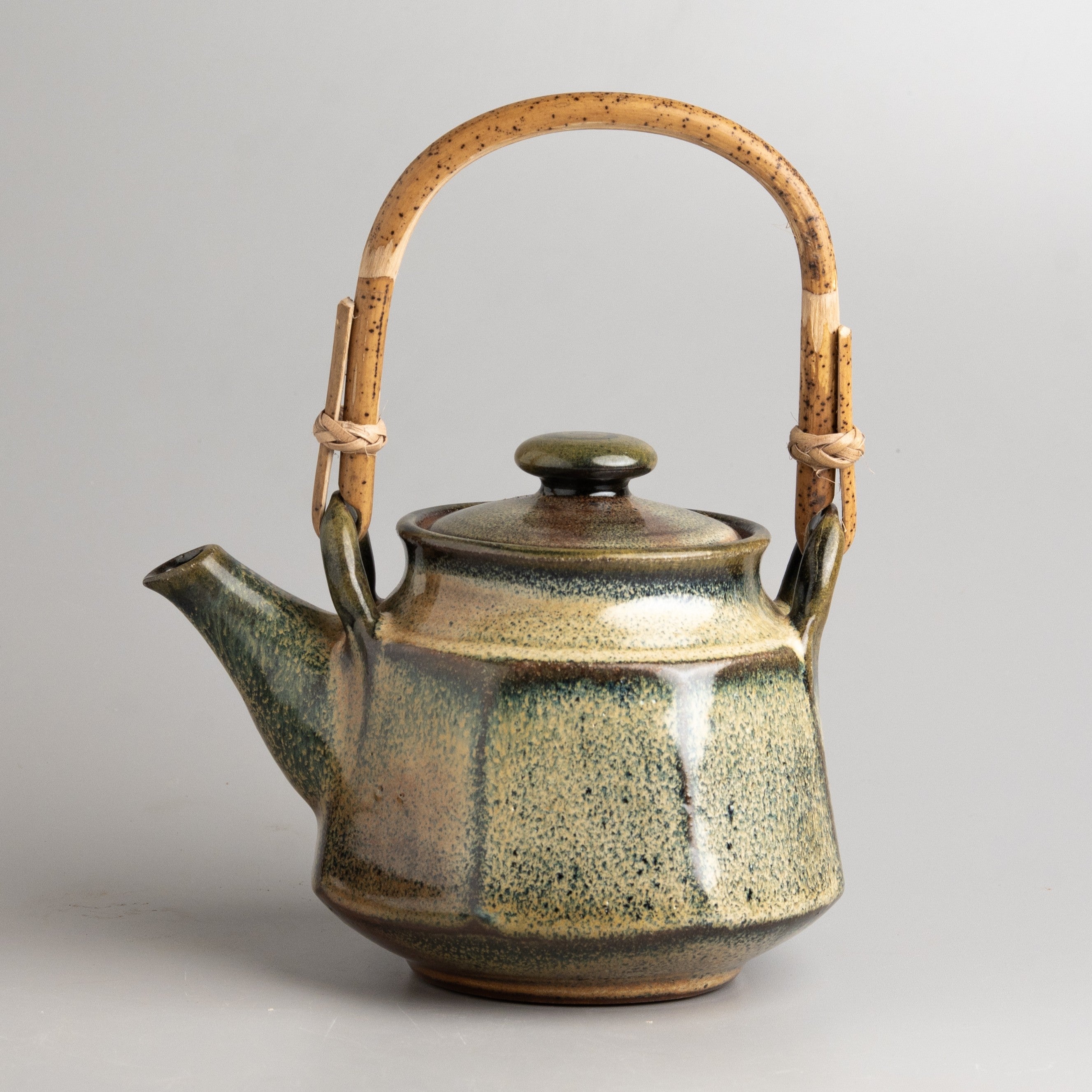 Moss Patina Teapot