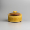 Honeyed Amber Lidded Jar