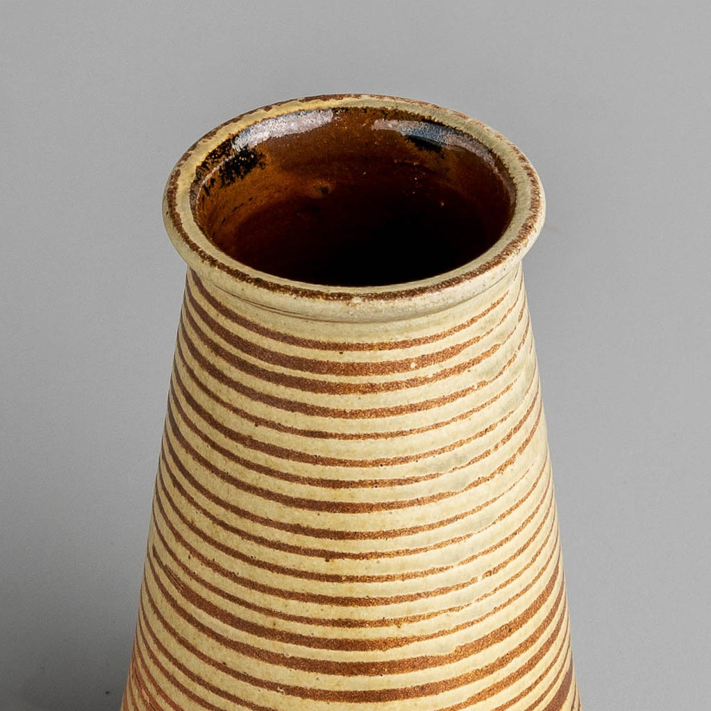 Layered Ember Vase