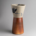 Indigo Bloom Vase (White)