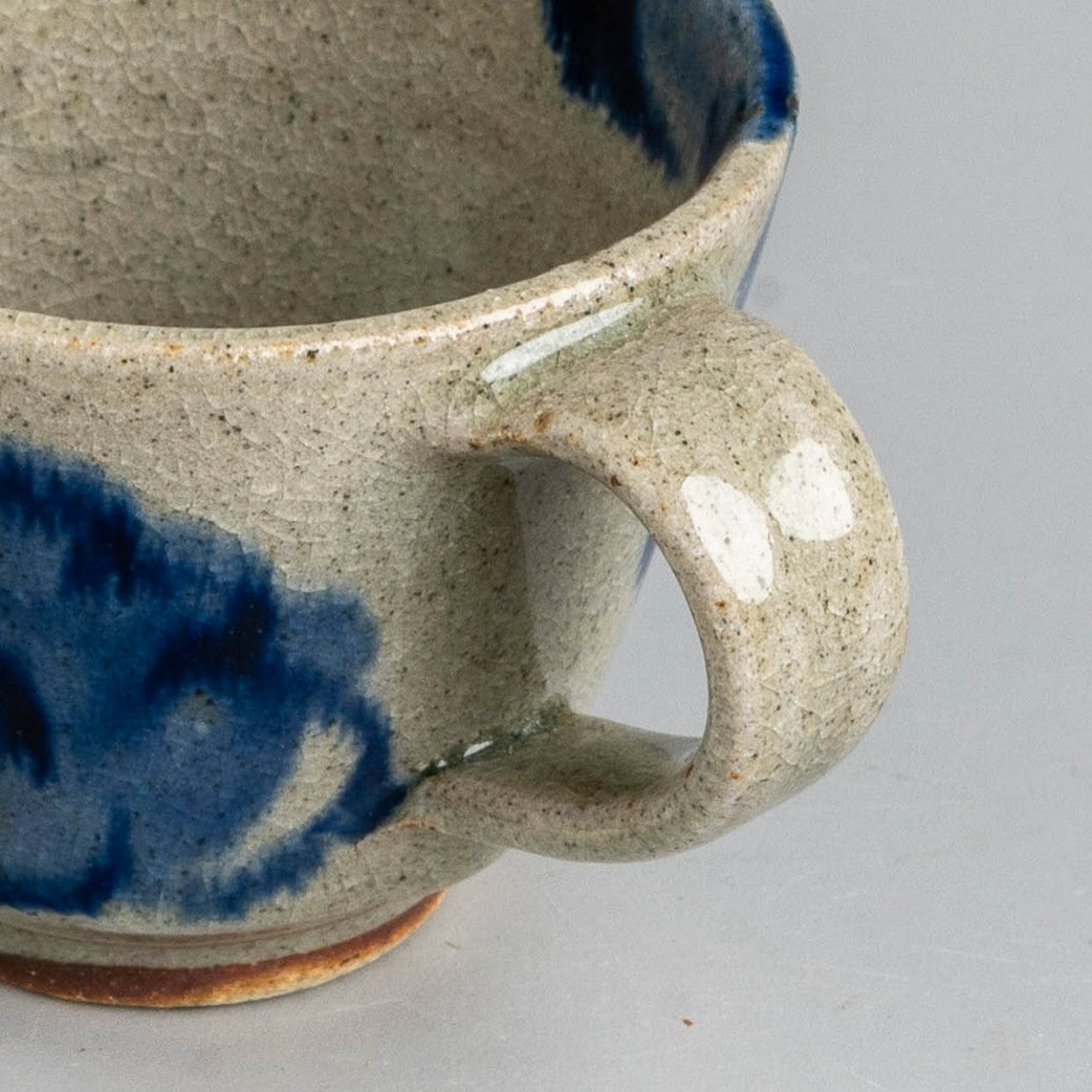 Cobalt Bloom Tapered Cup